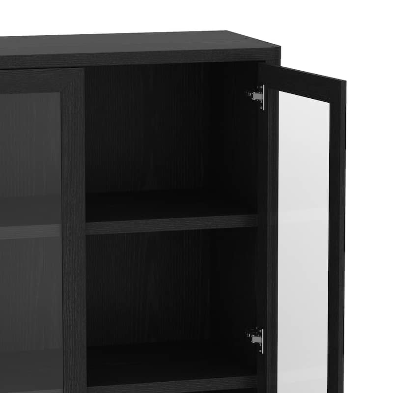 Manhattan Comfort Rivington Modern 38 In Bookcase Cabinet