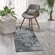 preview thumbnail 11 of 12, Nourison Maxell Contemporary Grey Ombre Abstract Area Rug 2' 2" x 7' 6" - Grey - Runner