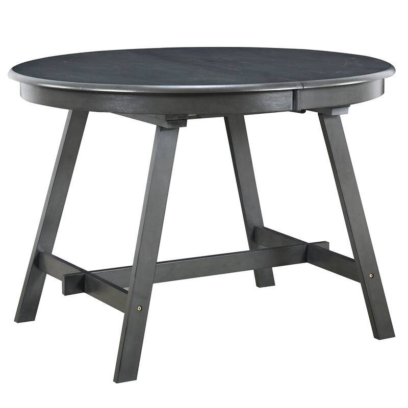 Wood Dining Table Round Extendable Dining Table