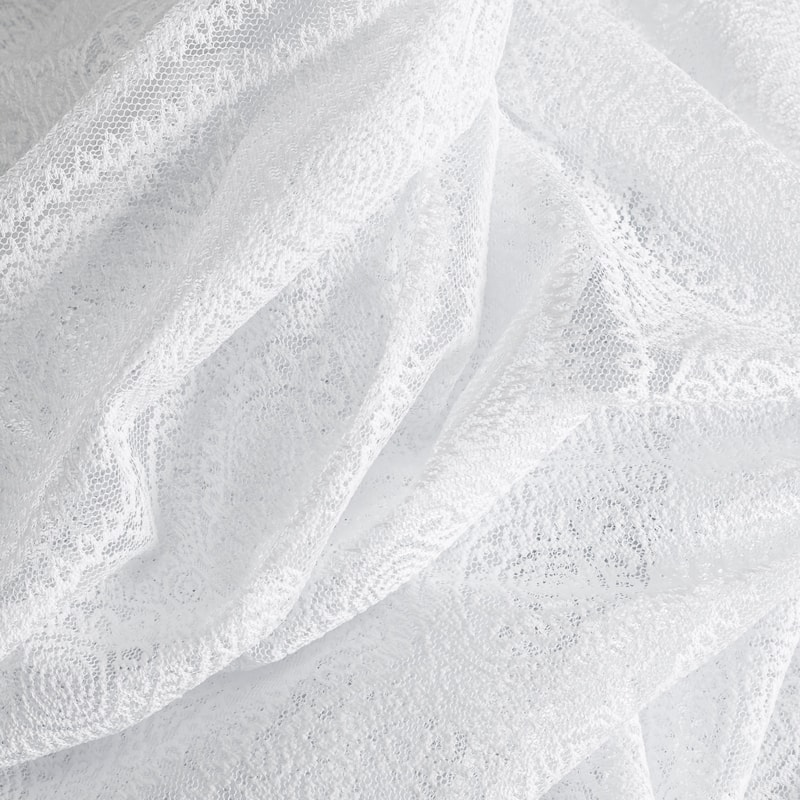 Stripe Lace Gorgeous Sheer Rod Pocket Panel