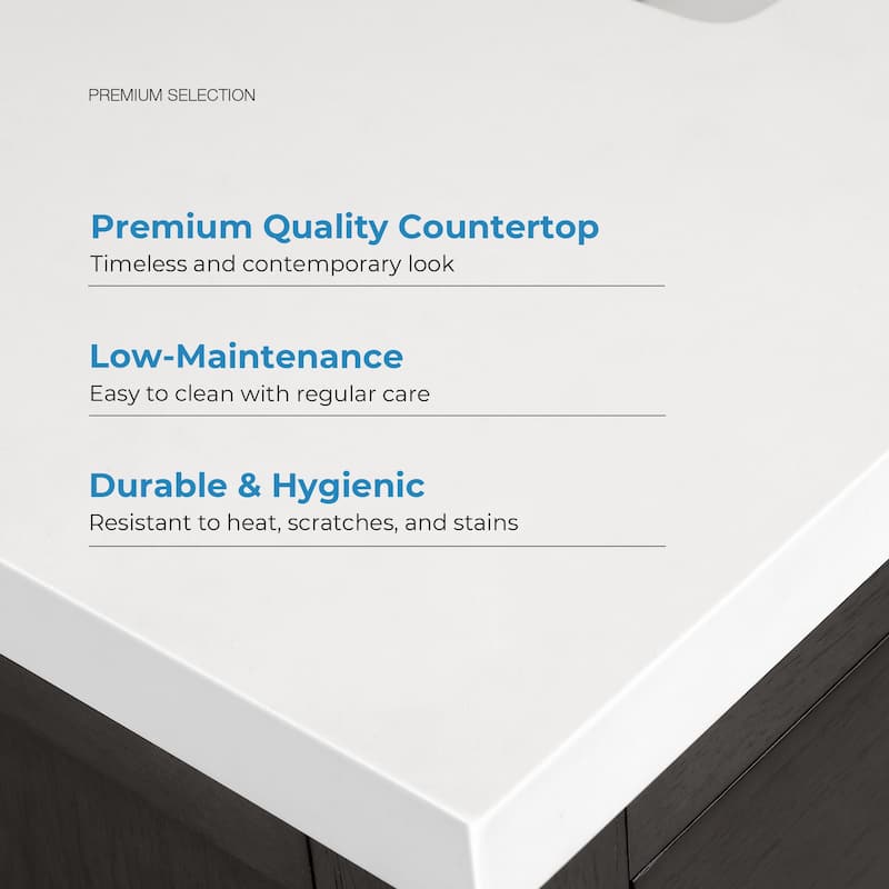 OVE Bailey Bathroom Vanity with Power Bar