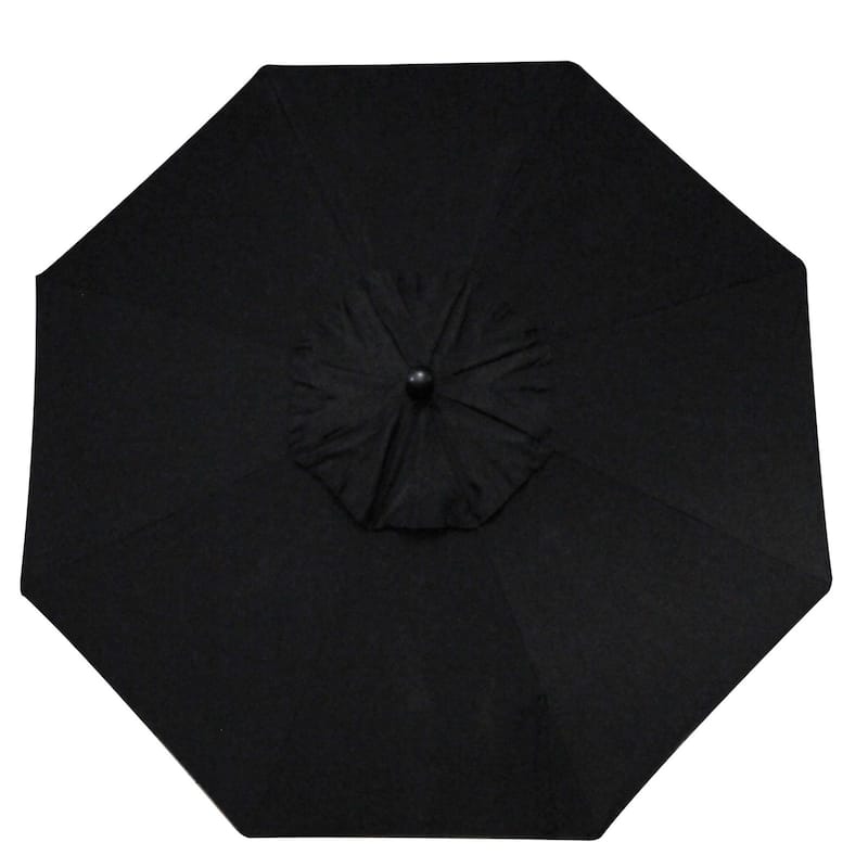 9' Market Umbrella - Regular Height - Black
