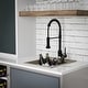 preview thumbnail 10 of 15, Karran QT-825 Drop-in 15-3/4" Single Bowl Quartz Composite Kitchen Sink