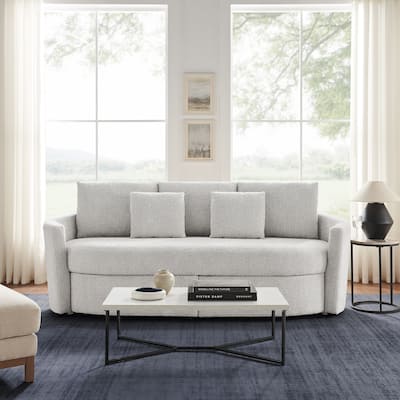 Lifestyle Solutions Bryson Storage Sofa in Chenille Fabric