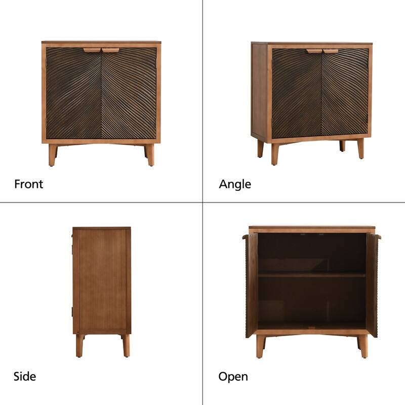 Farmhouse Handcrafted Wood Accent Chest Dresser