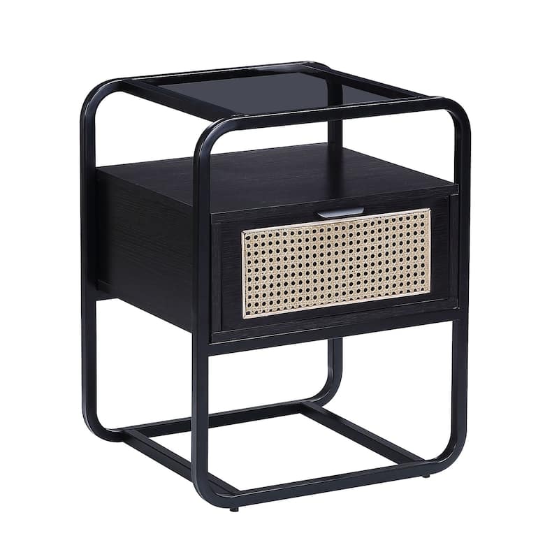 ACME Colson 1-drawer Accent Table in Black