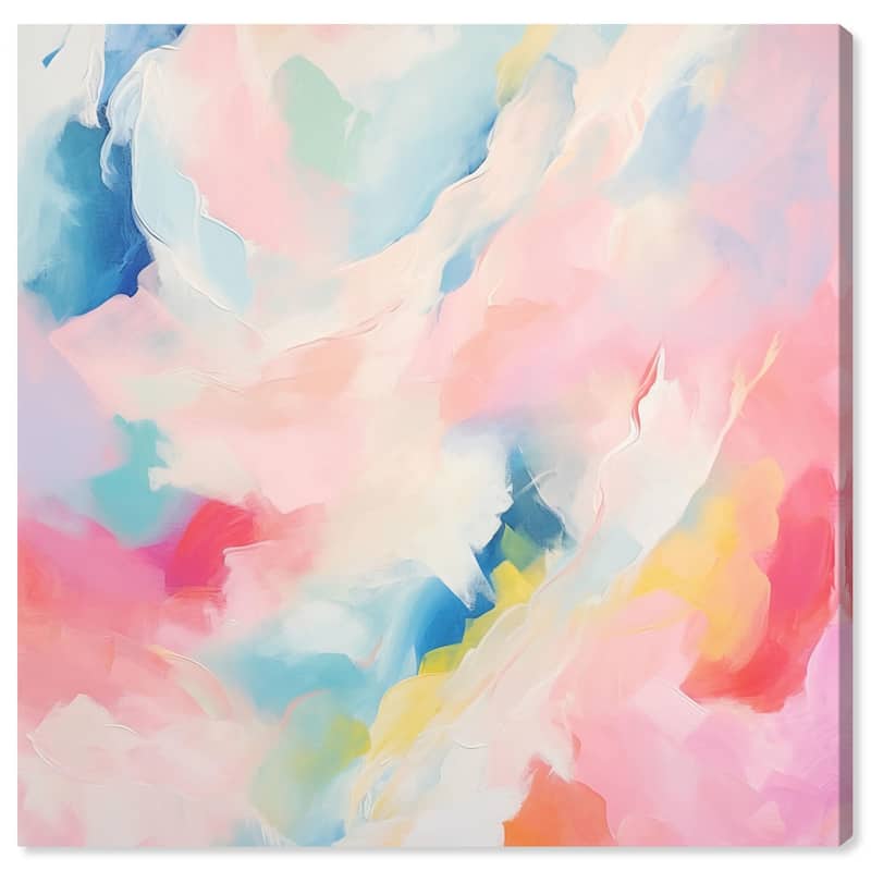 Cotton Candy Clouds II Canvas by Art Remedy, Gallery Wrapped - 12" x 12"
