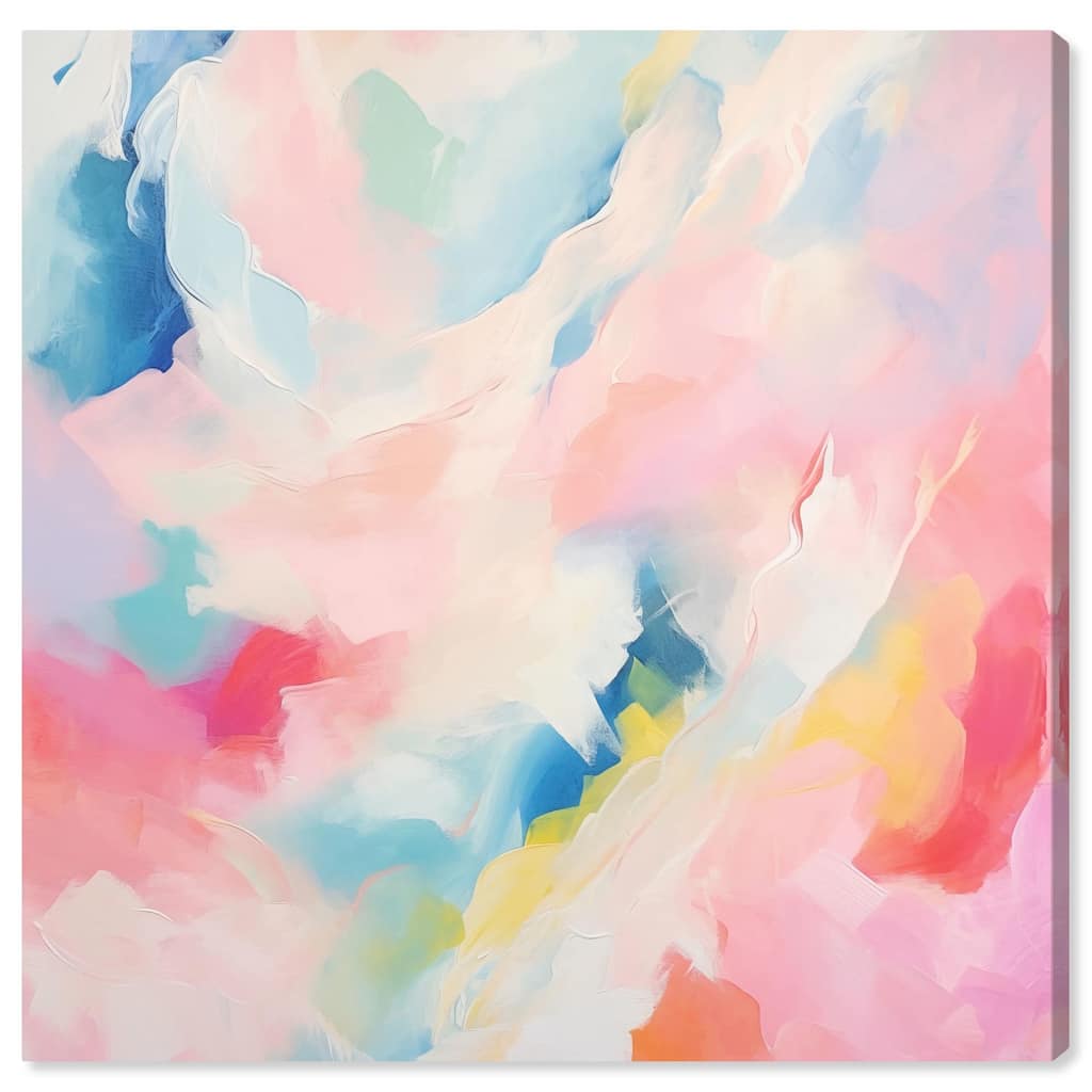 Cotton Candy Clouds II Canvas by Art Remedy, Gallery Wrapped