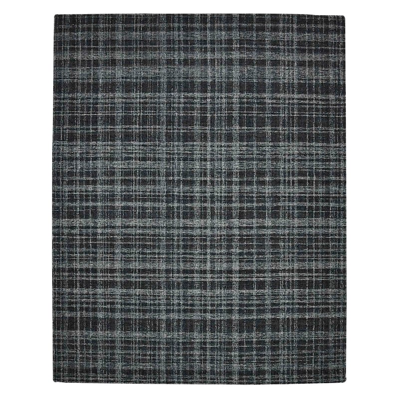 Copper Grove Clare Plaid Hand-Tufted Wool Area Rug