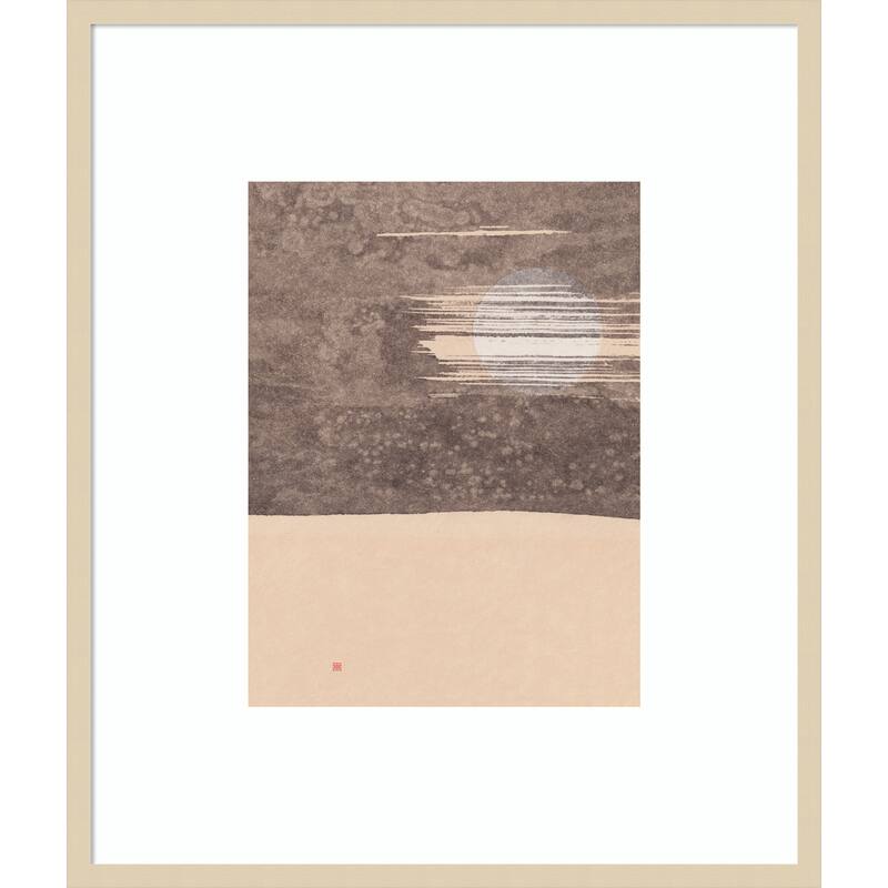 Study At the Seaside by Thoth Adan Wood Framed Wall Art Print