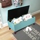 preview thumbnail 11 of 20, Adeco Set of 3 Linen Fabric Storage Ottoman Bench Lift Top Footstool