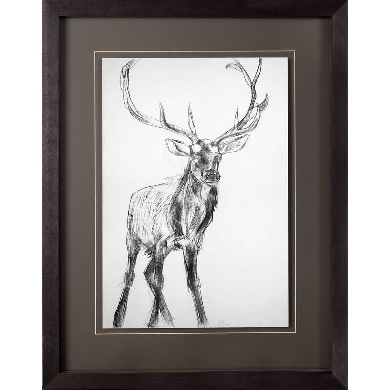 Young Elk Framed Art Print Bed Bath & Beyond 39204257