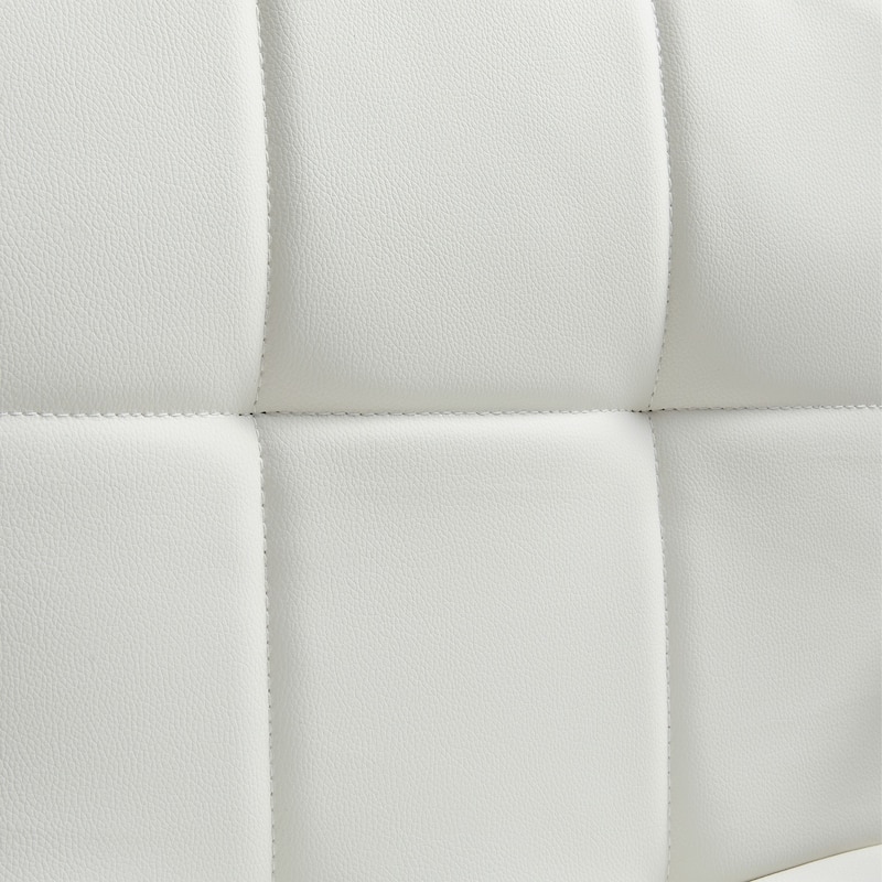 Adjustable Height Bar Stools Set of 2, Modern Square Tufted Upholstered Bar Chairs with Footrest.