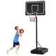 preview thumbnail 1 of 9, Costway 6.9-8.5 FT Portable Outdoor Basketball Hoop with Shatterproof - See Details Black - See Details