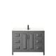 preview thumbnail 36 of 67, Daria 48 Inch Single Vanity, Cultured Marble Top