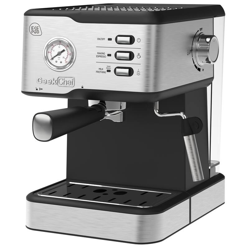 20Bar Espresso Machine with Professional Milk Frothing Wand and Temperature Control