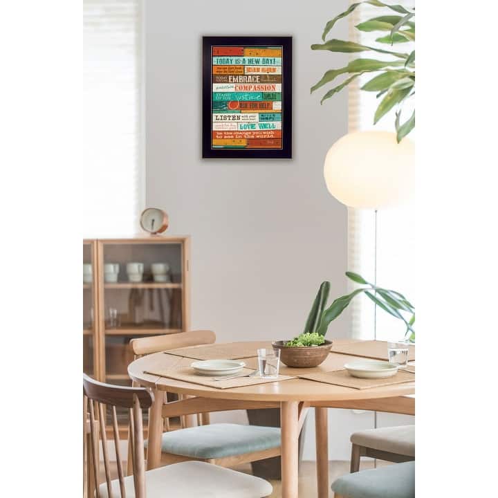 TrendyDecor4U Traditional "A New Day" Framed Print Wall Art by Marla Rae