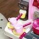 preview thumbnail 9 of 7, Qaba Play Kitchen, Kids Kitchen Playset, Toy Kitchen with Lights, Sounds, 33 Accessories, Interactive Playset for 3-6 Years