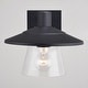 preview thumbnail 3 of 9, Vaxcel Lighting T0752 Westport 8" Tall Outdoor Wall Sconce with Clear