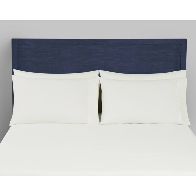 Nautica Cotton Blend Solid Fitted Sheet