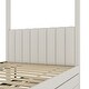 preview thumbnail 23 of 22, Full Size Upholstery Wood Platform Bed with Trundle,Canopy Bed with Drawers