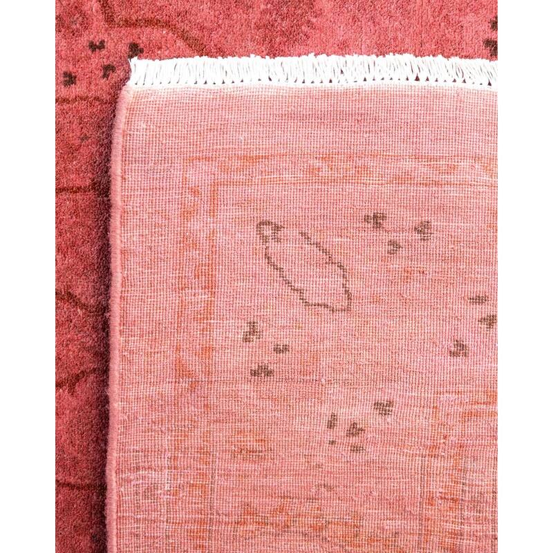 Fine Vibrance One-of-a-Kind Hand-Knotted Area Rug - Pink, 4' 8" x 6' 8" - 4' 8" x 6' 8"