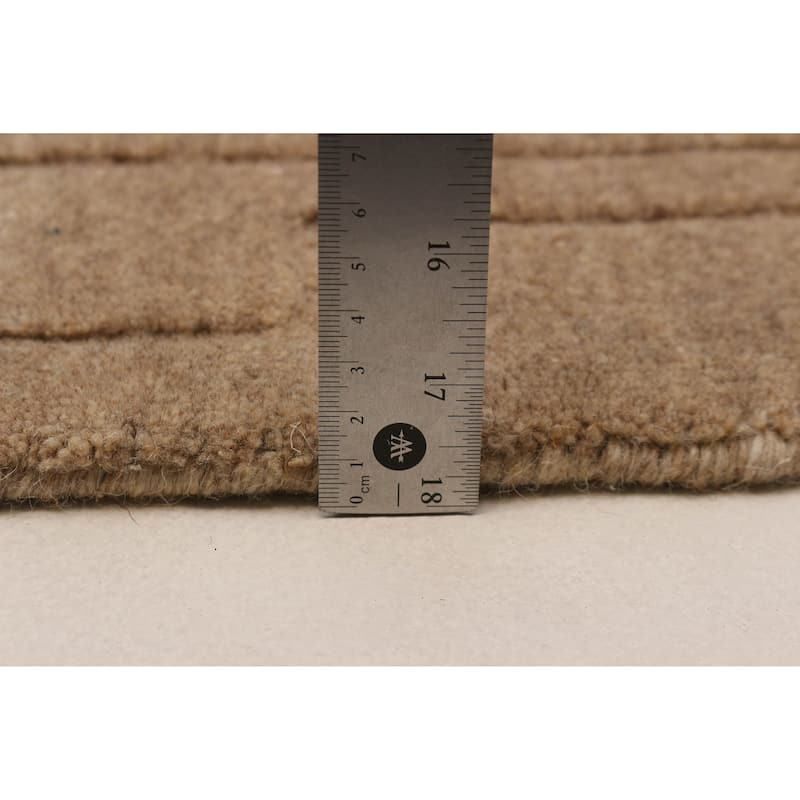 Kashkuli Gabbeh Tan Rug 5'4" x 7'6" - 5'4 x 7'6