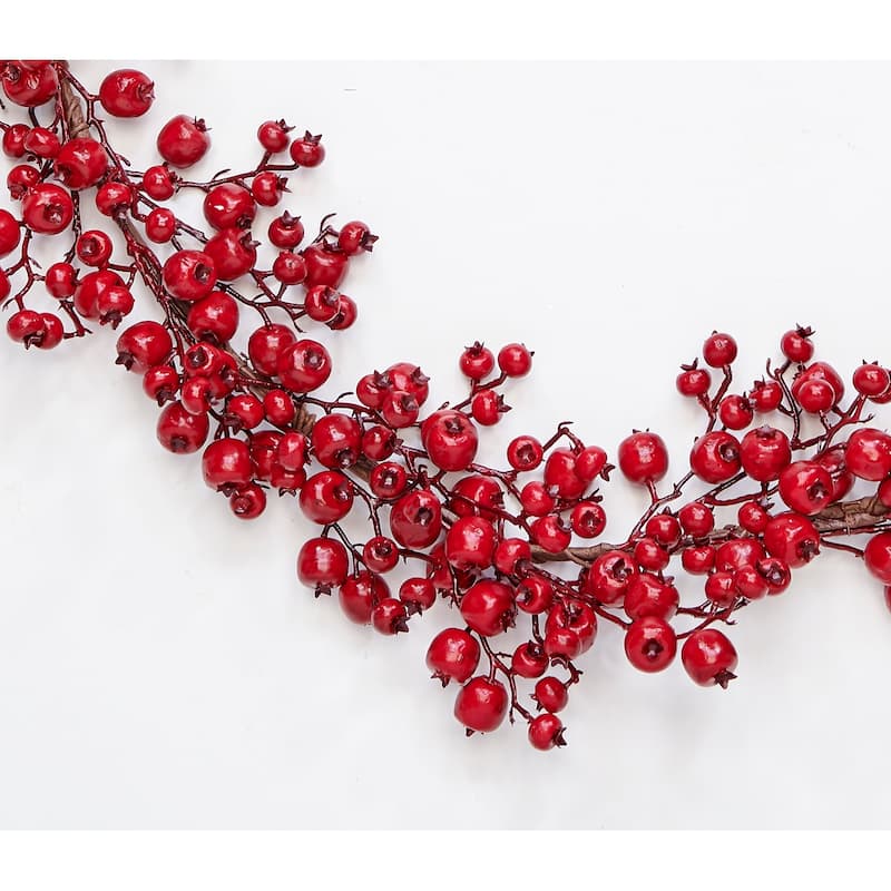 72" Christmas Artificial Red Berry Garland - 72