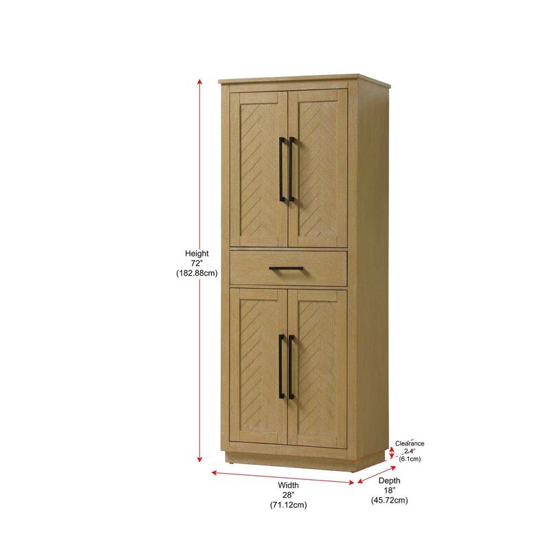Raphael Bath Storage Cabinet (16-28 In.)
