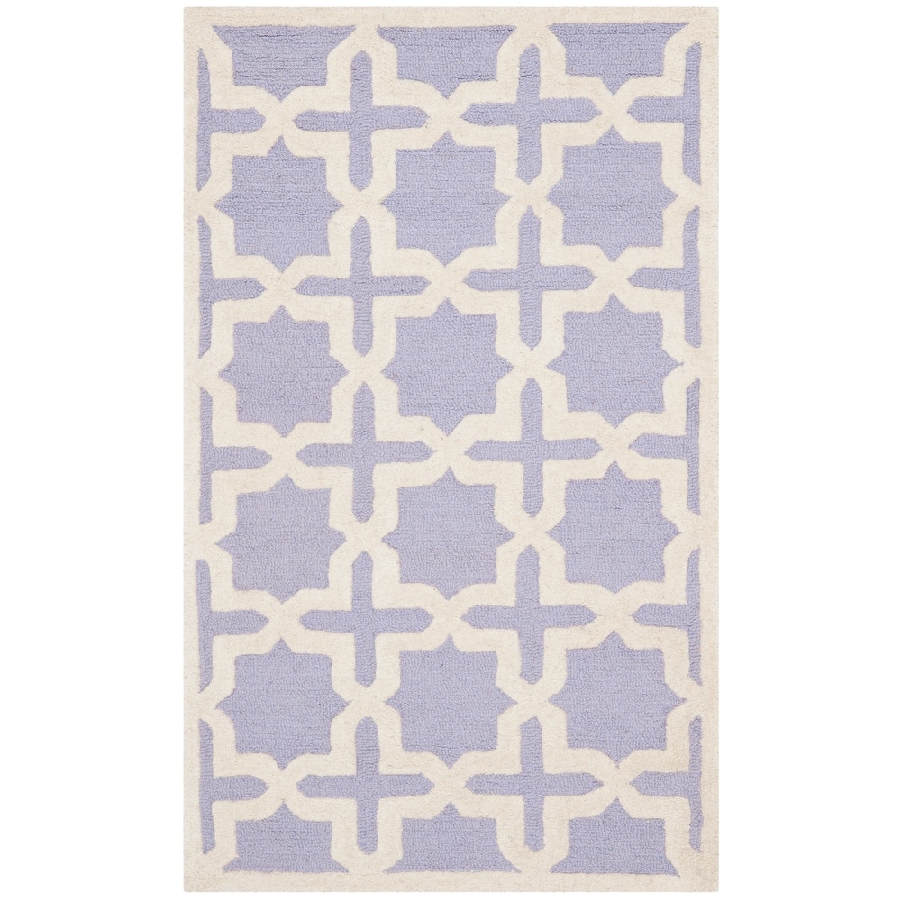 SAFAVIEH Handmade Cambridge Remedios Geometric Wool Rug