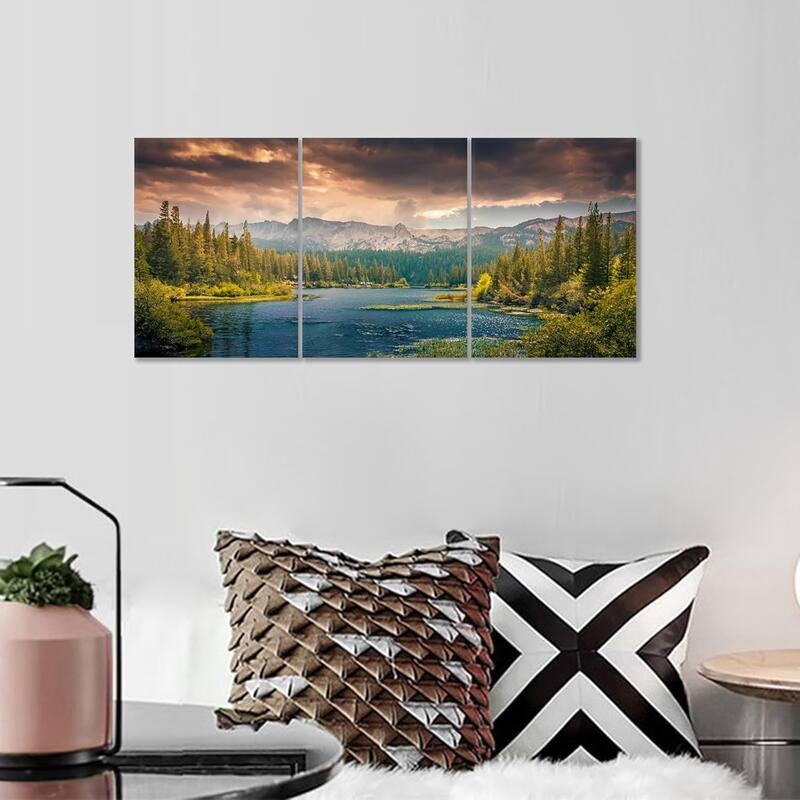 Lake Landscape Canvas Wall Art