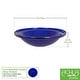 preview thumbnail 2 of 37, Achla Designs Reflective Crackle Glass Birdbath Bowl, 12.5 Inch Diameter, Cobalt Blue