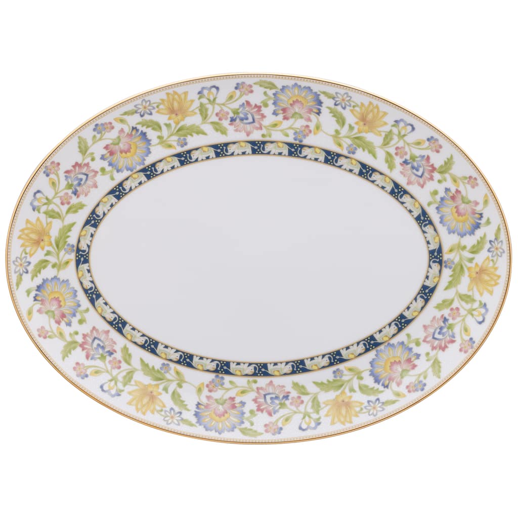 Tusker Garden Oval Platter, 14"