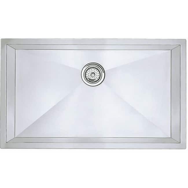 Blanco Precision Single Basin Stainless Steel Kitchen Sink 32" x 19"