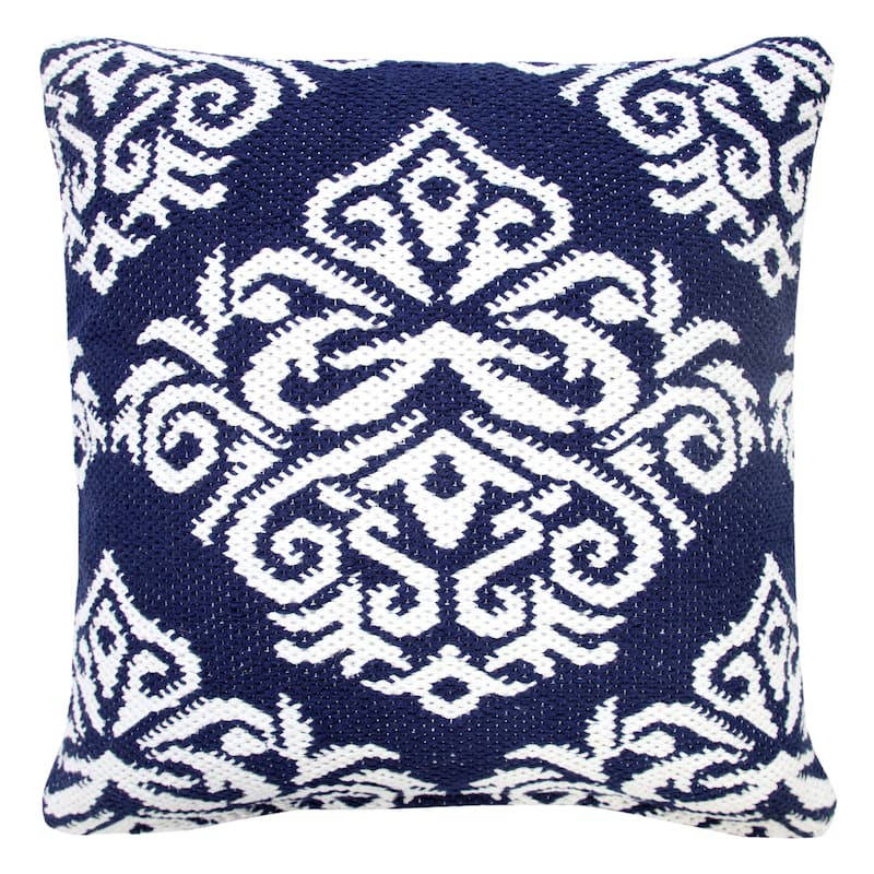 Sevita Traditional Decorative Damask Throw Pillow