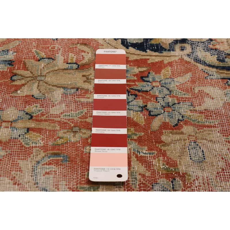 ECARPETGALLERY Hand-knotted Antalya Vintage Dark Copper Wool Rug - 6'3 x 9'6