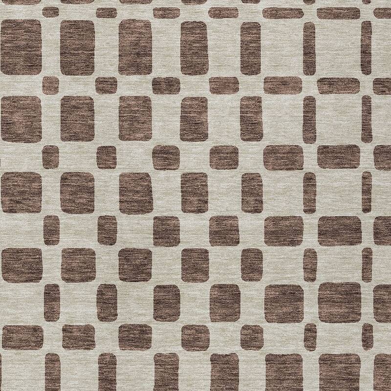 HomeRoots Geometric Transitional Rectangle Outdoor Rug