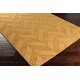 preview thumbnail 12 of 46, Hand-Woven Ann Tone-on-Tone Zig-Zag Wool Area Rug - 2' 3" x 14'