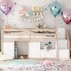 preview thumbnail 1 of 7, Multiple Functional Loft Bed With Drawers Cream,White