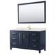 Option Dark Blue, Gold Trim, Giotto Quartz Top