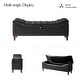 preview thumbnail 19 of 38, Zona 59"W Traditional Faux Leather Tufted Upholstered Storage Bench With Soild Wood Legs and Nailhead Trim By HULALA HOME