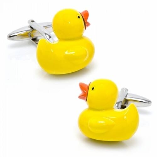 Shop Rubber Ducky Cufflinks Bathtime Overstock 12220571