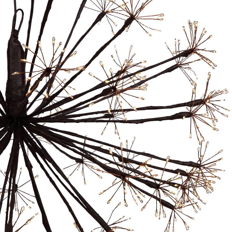 LED Lighted Starburst Ball Decoration - 20" - Warm White