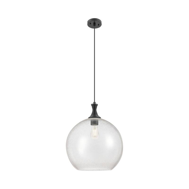 Innovations Lighting Downtown Urban - Astor - 1 Light 12" Metal Detailed Cord Hung Mini Pendant