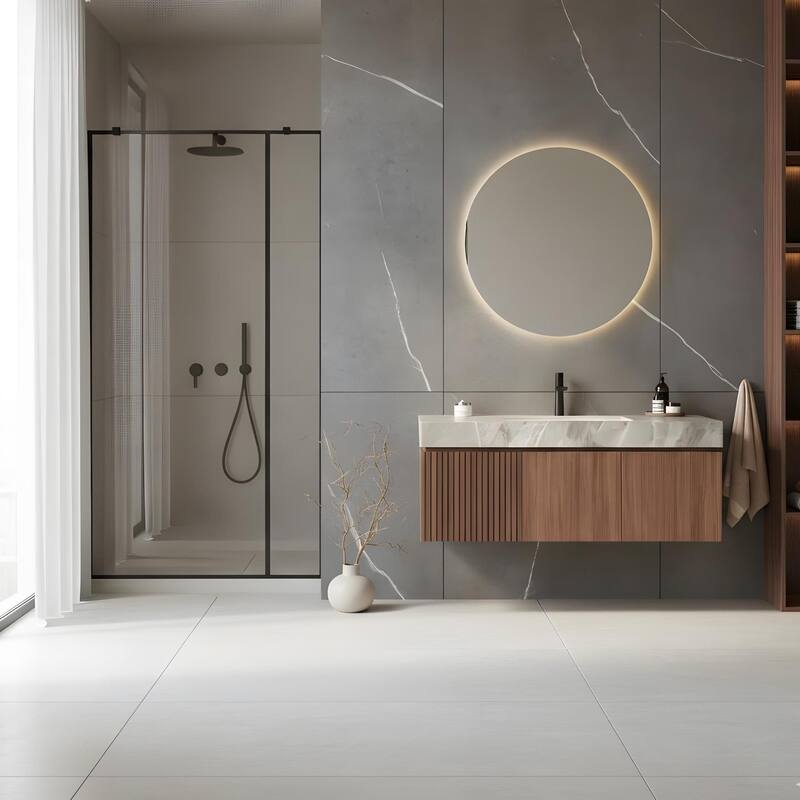 Floating Bathroom Vanity with 1 Pre-drilled Faucet Holes