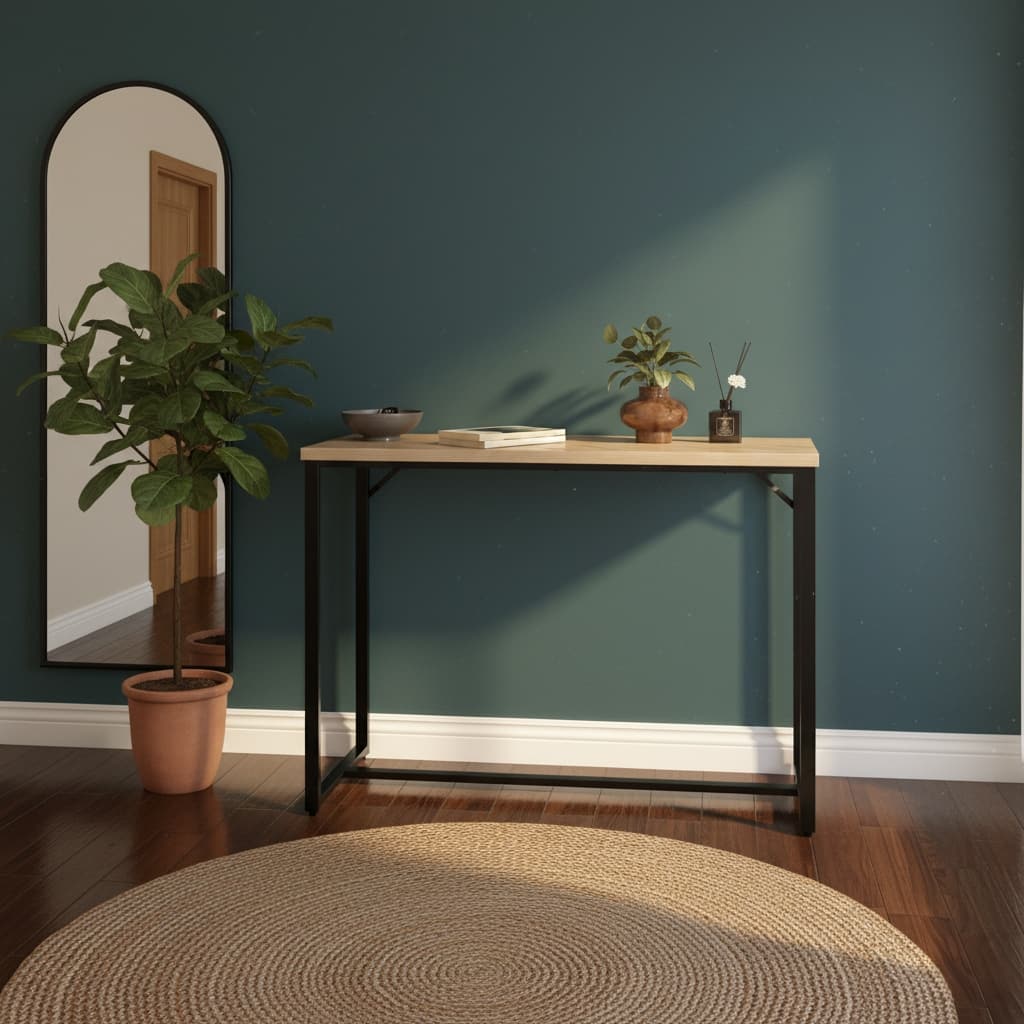 Bali Coastal Natural Modern Console Table