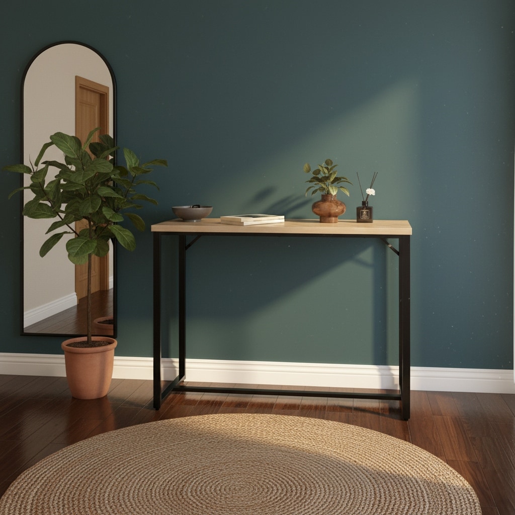 Bali Coastal Natural Modern Console Table