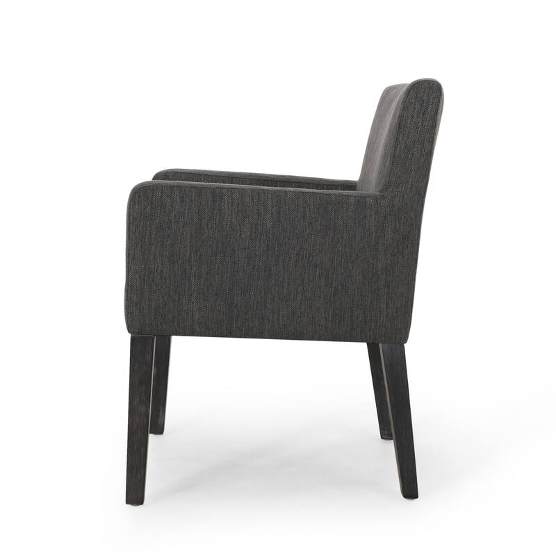 Charcoal 25.5" Upholstered Arm Chair