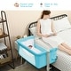 preview thumbnail 11 of 39, Travel Portable Baby Bed Side Sleeper Bassinet Crib with Carrying Bag - 38" x 19.5"-27.5" x 26.5"-34" (L x W x H)