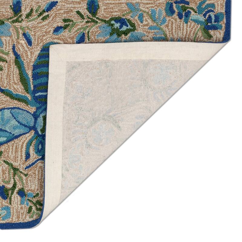 Liora Manne Frontporch Flora Bee Indoor/Outdoor Rug